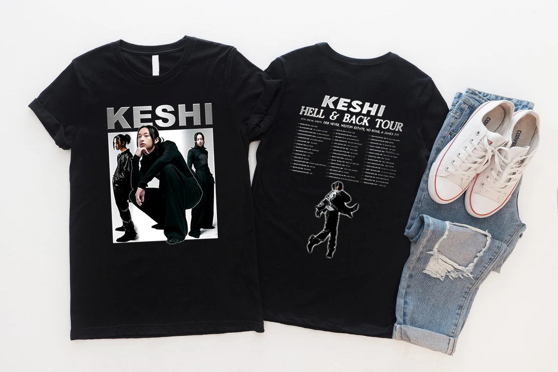 Keshi World Tour 2023 Shirt, Keshi Hell Heaven Tour, Keshi Shirt