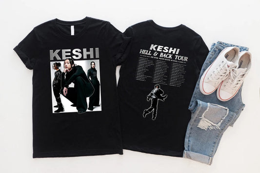 Keshi World Tour 2023 Shirt, Keshi Hell Heaven Tour, Keshi Shirt