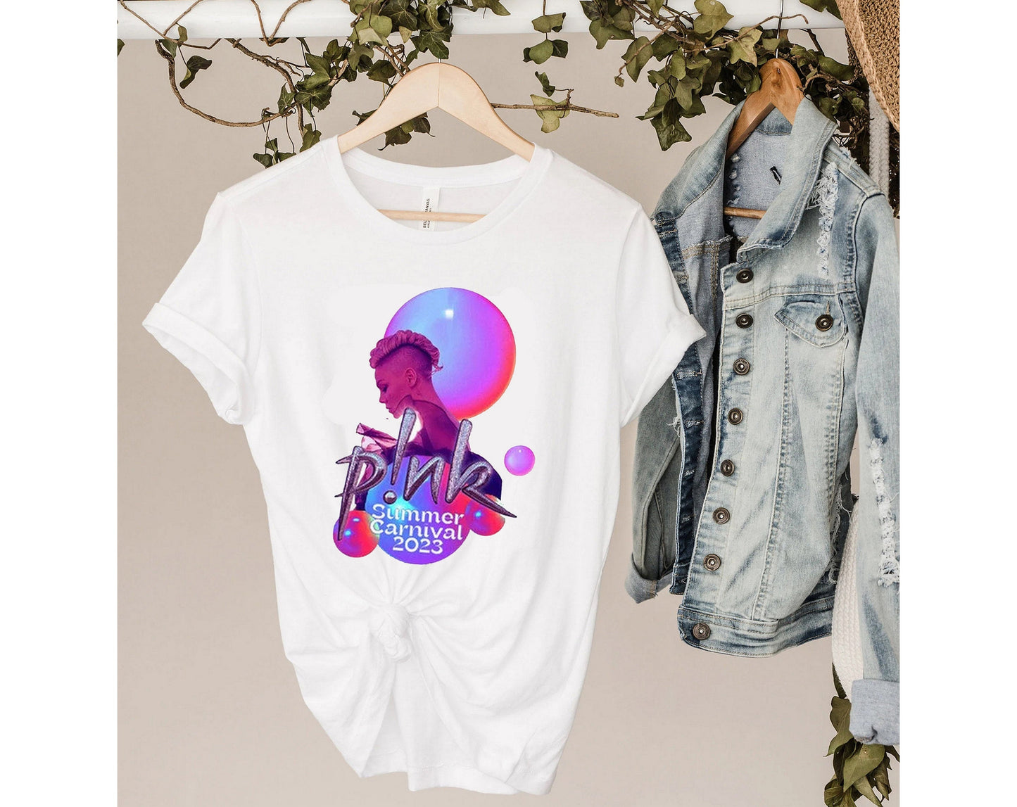 P!nk Summer Carnival Tour 2023 2 sides Shirt, Summer Carnival Tour, P!nk shirt