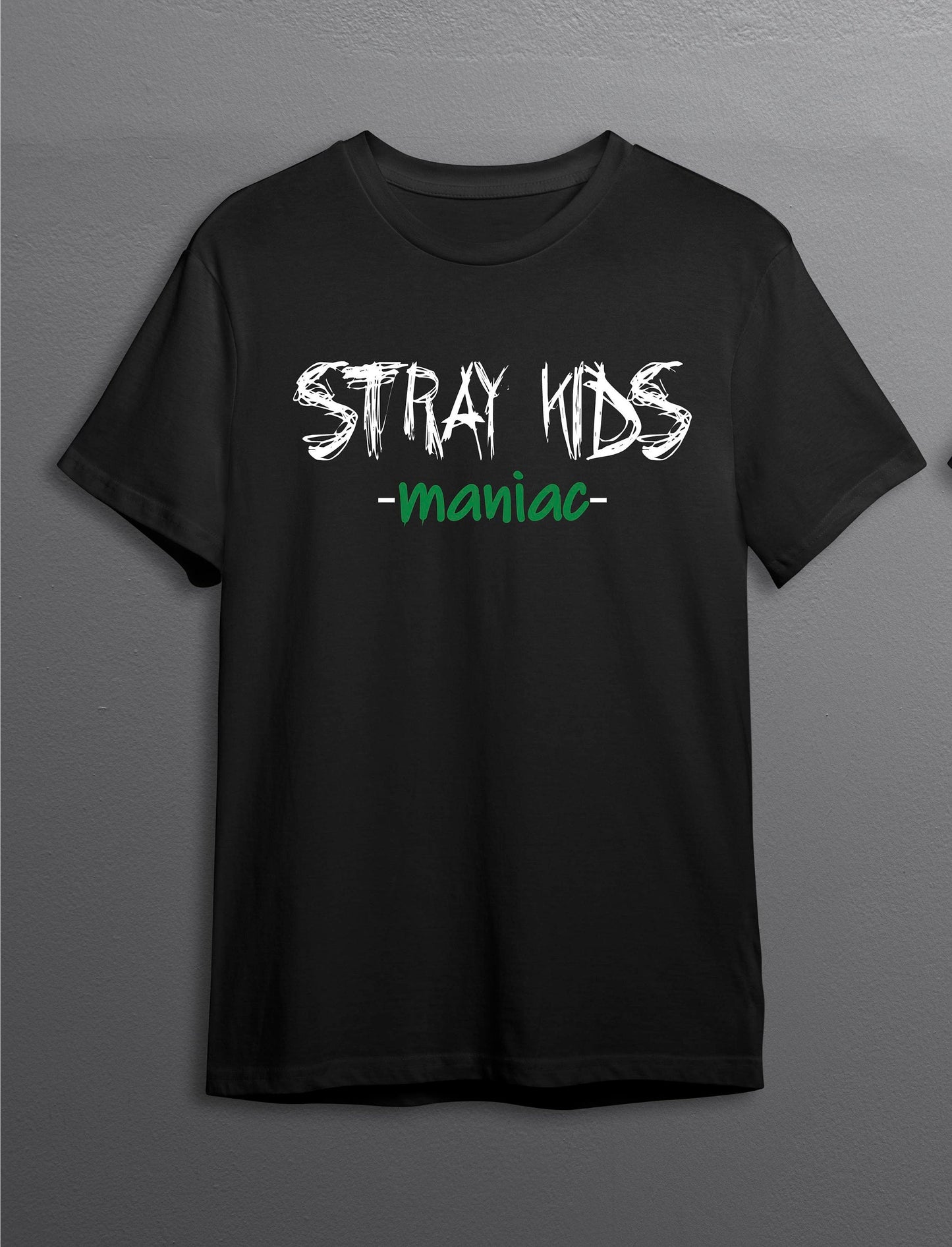 Stray Kids Maniac Shirt, Green SKZ Merch, World Tour K-Pop Tshirt, Adult Korean Music