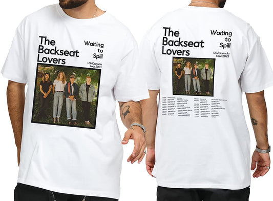The Backseat Lovers 2023 Tour Shirt, Waiting to Spill World Tour 2023 Fans, Backseat Waiting to Spill Lovers Tee