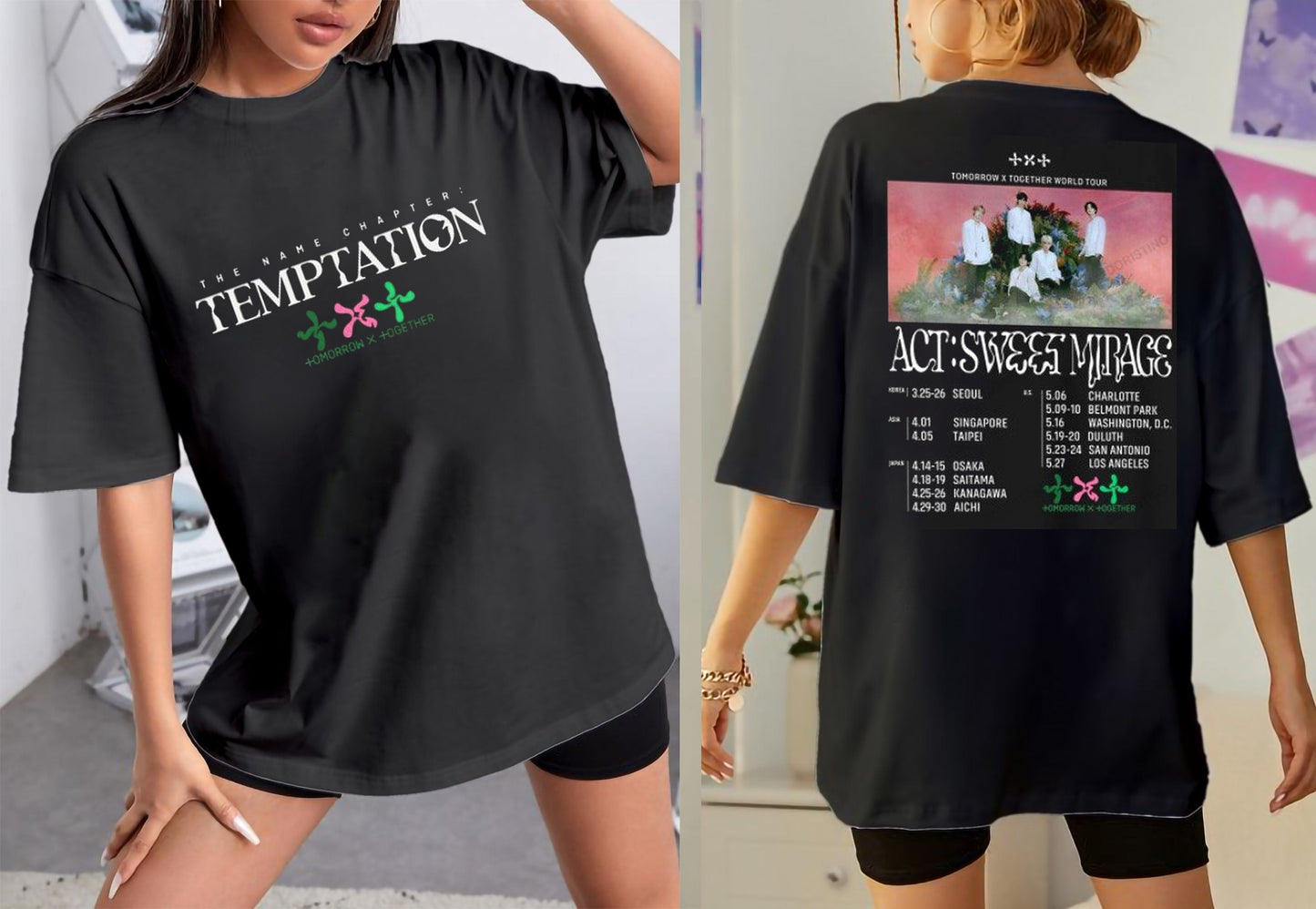 Tomorrow X Together Sugar Rush Ride Song Lyrics T-Shirt