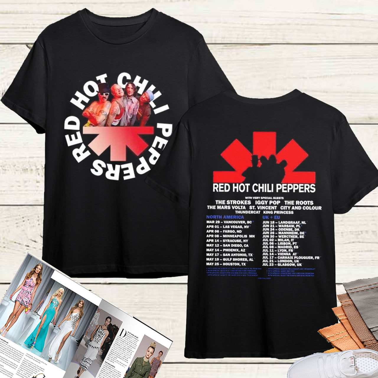 Red Hot Chili Peppers Stadium Tour Shirt