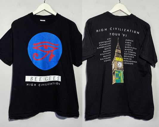 Bee Gees High Civilization Tour 91 T-Shirt