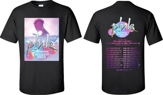 P!nk Pink Singer Summer Carnival 2023 USA Tour T shirt