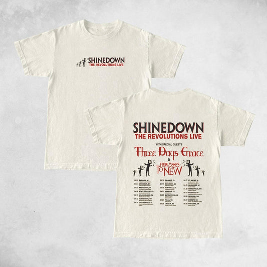Shine Down The Revolutions Live 2023 Shirt, Shine Down Concert Shirt