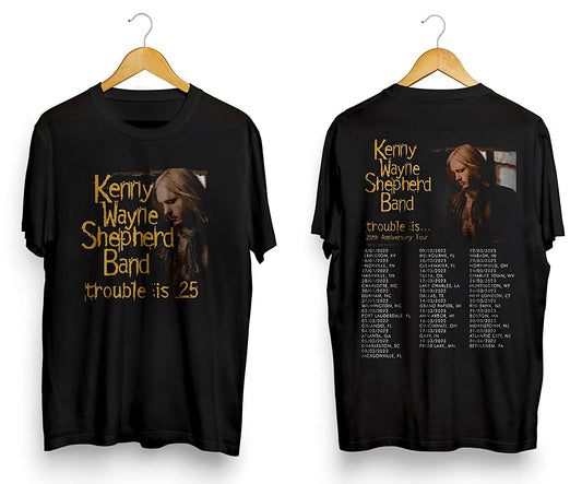 Kenny Wayne Shepherd Band 25th Anniversary 2023 Tour T-Shirt, Kenny Wayne Shirt, 2023 Tour Concert Tee