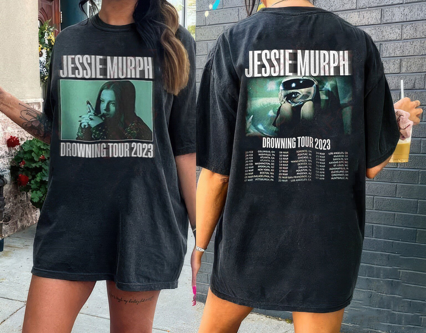 Jessie murph Music Tour 2023 T-Shirt, Drowning Tour 2023, Graphic Tee