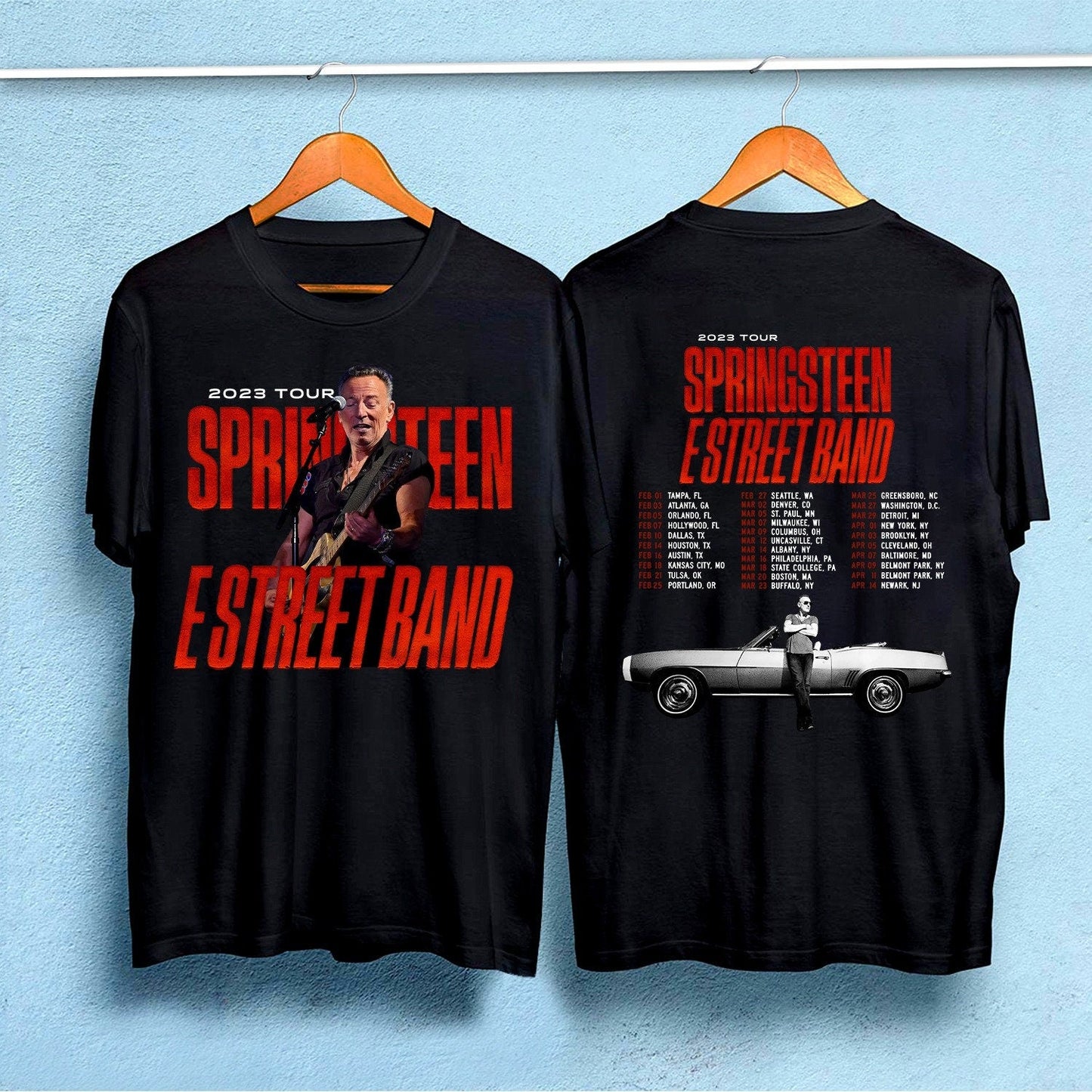 Bruce Springsteen And The E Street Band Tour 2023 Tshirt, Vintage Bruce Springsteen