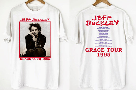 Jeff Buckley Grace Tour 1995 T-Shirt, Jeff Buckley Tour '95 T-Shirt