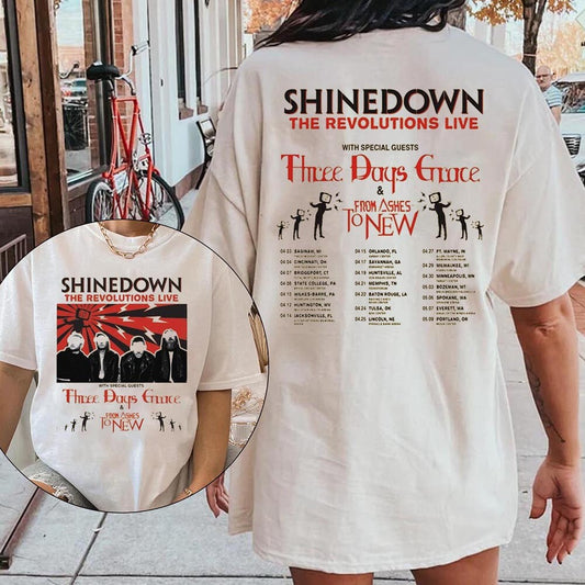 Revolutions Live 2023 Shirt, shine down 2023 Concert Shirt