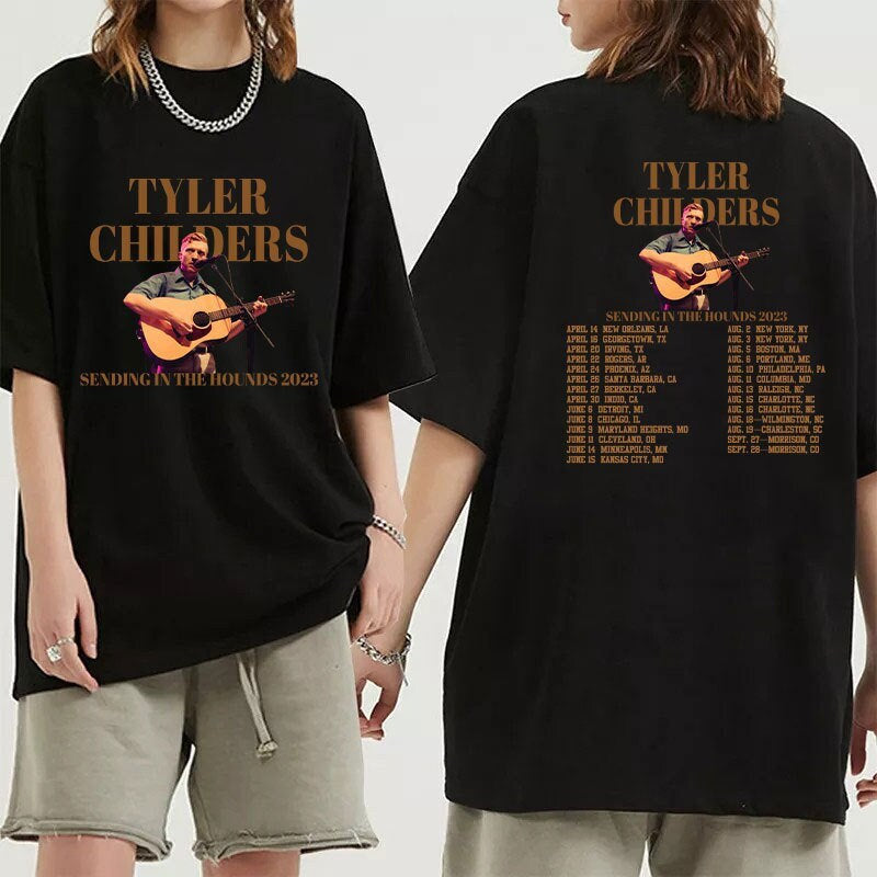 Tyler Childers Sending In The Hounds 2023 Tour Shirt