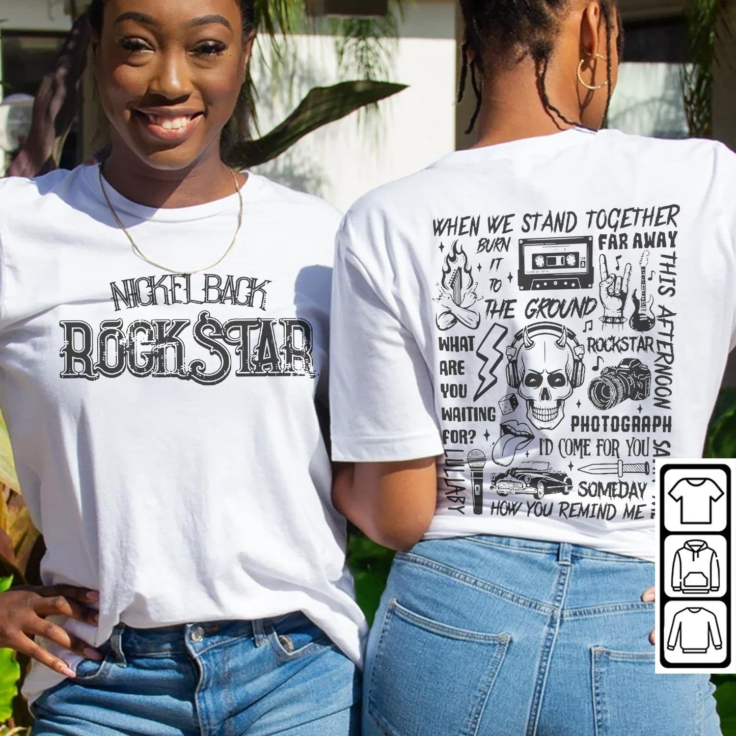 Nickelback Band Music Shirt, 2 Side Nickleback Get Rollin Typo 2023 Tour