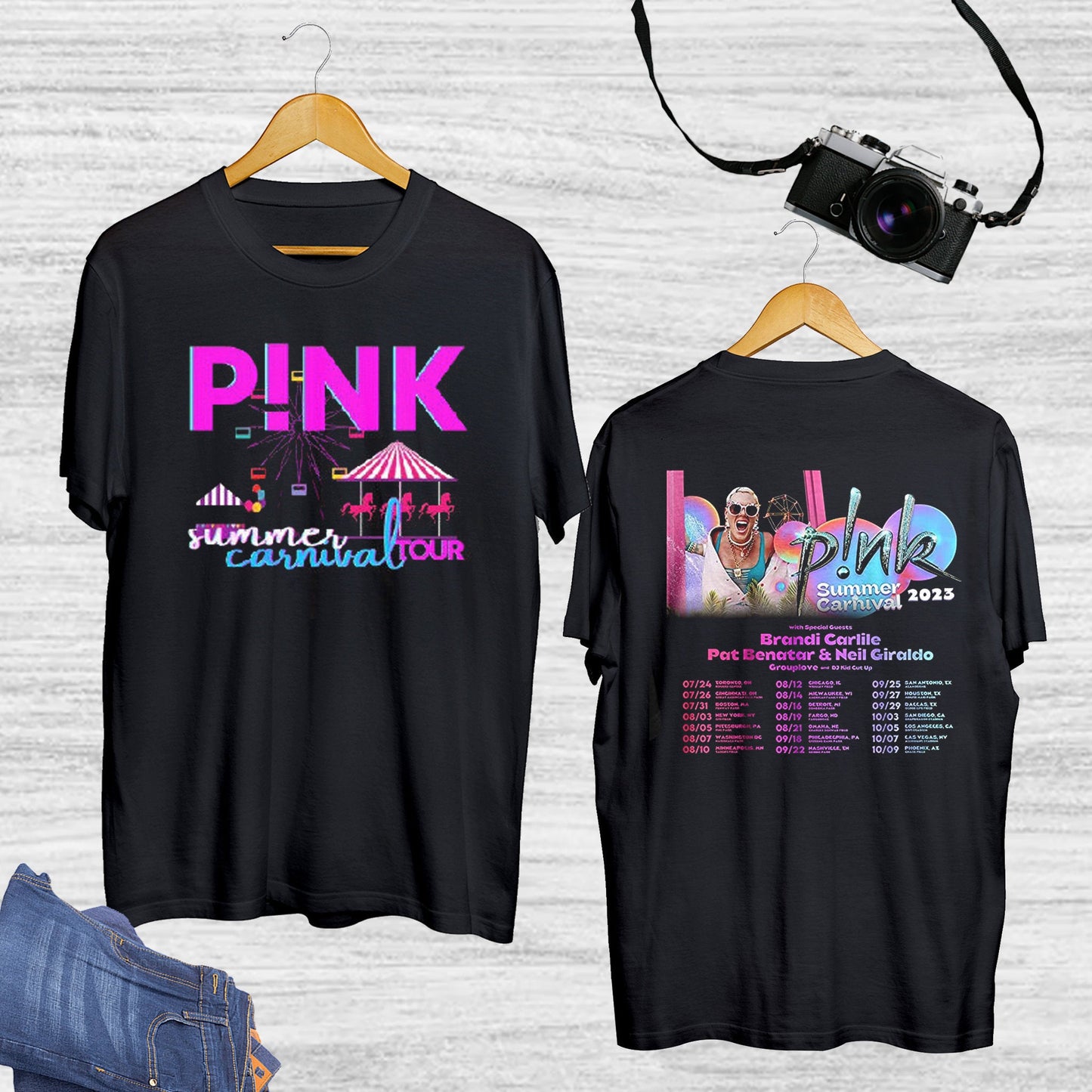 2023 Summer Carnival Pink 2023 Tour Unisex T shirt