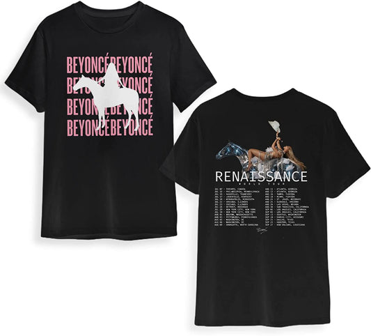 Beyonce Renaissance Tour 2 Sided Shirt, Beyonce Vintage Country Musician R-Shirt