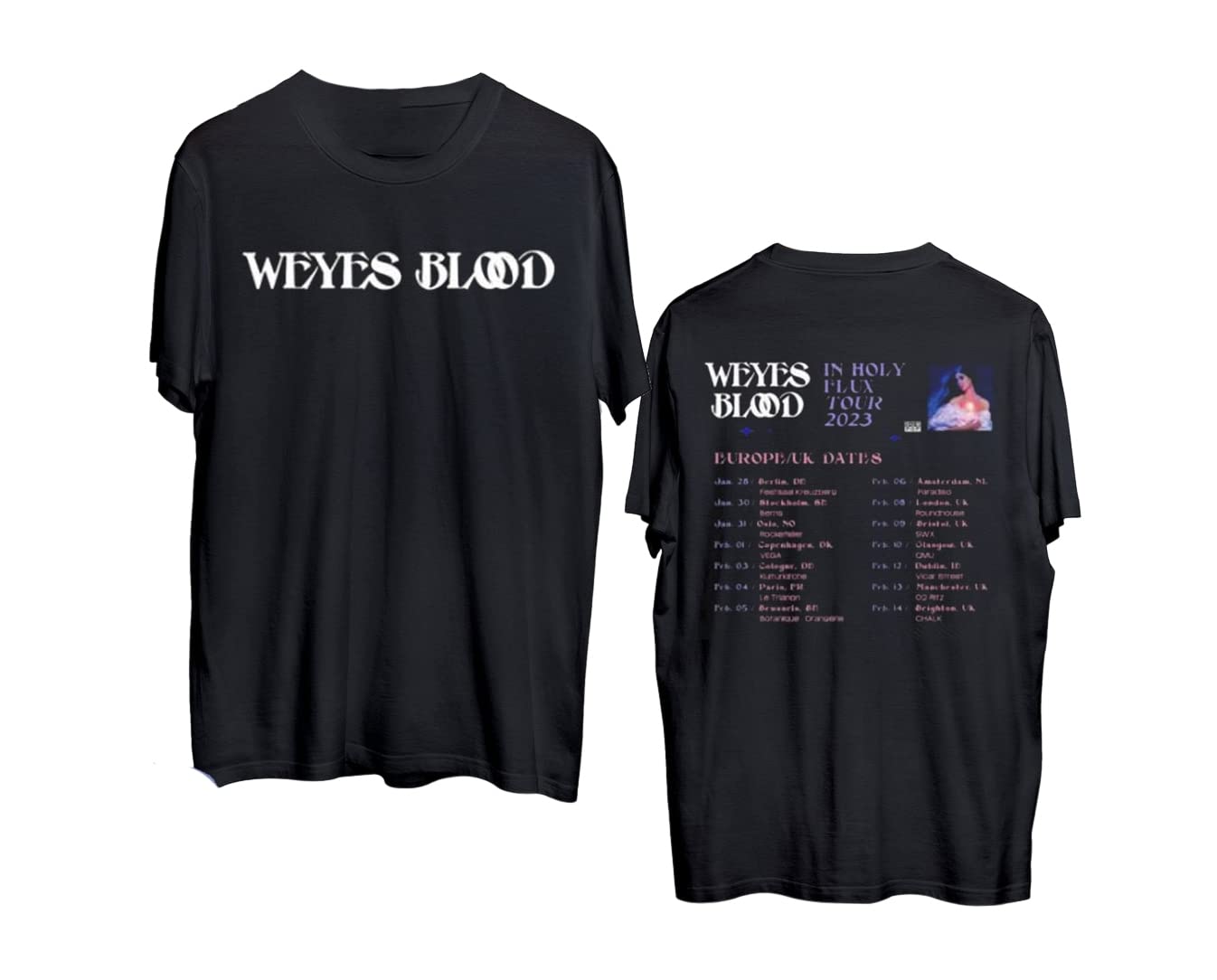Weyes Blood In Holy Flux Tour Unleashed Shirt, Weyes Blood 2023 Tour Shirt, In Holy Flux Tour Unleashed Tour Shirt