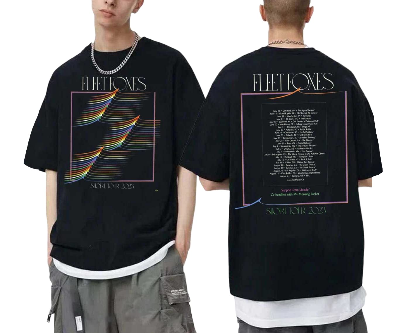 Fle%et Fo%xes Tour 2023 Shirt, Fle%et Fo%xes Sho%re Tour 2023 Shirt