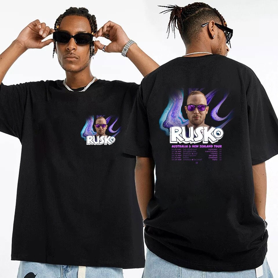 Rusko Australia and New Zealand Tour Shirt
