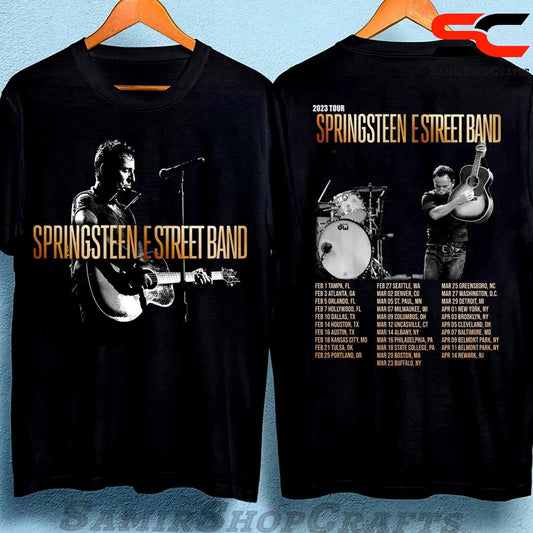 Bruce Springsteen & E Street Band First 2023 Tour Tshirt, E Street Band Shirt