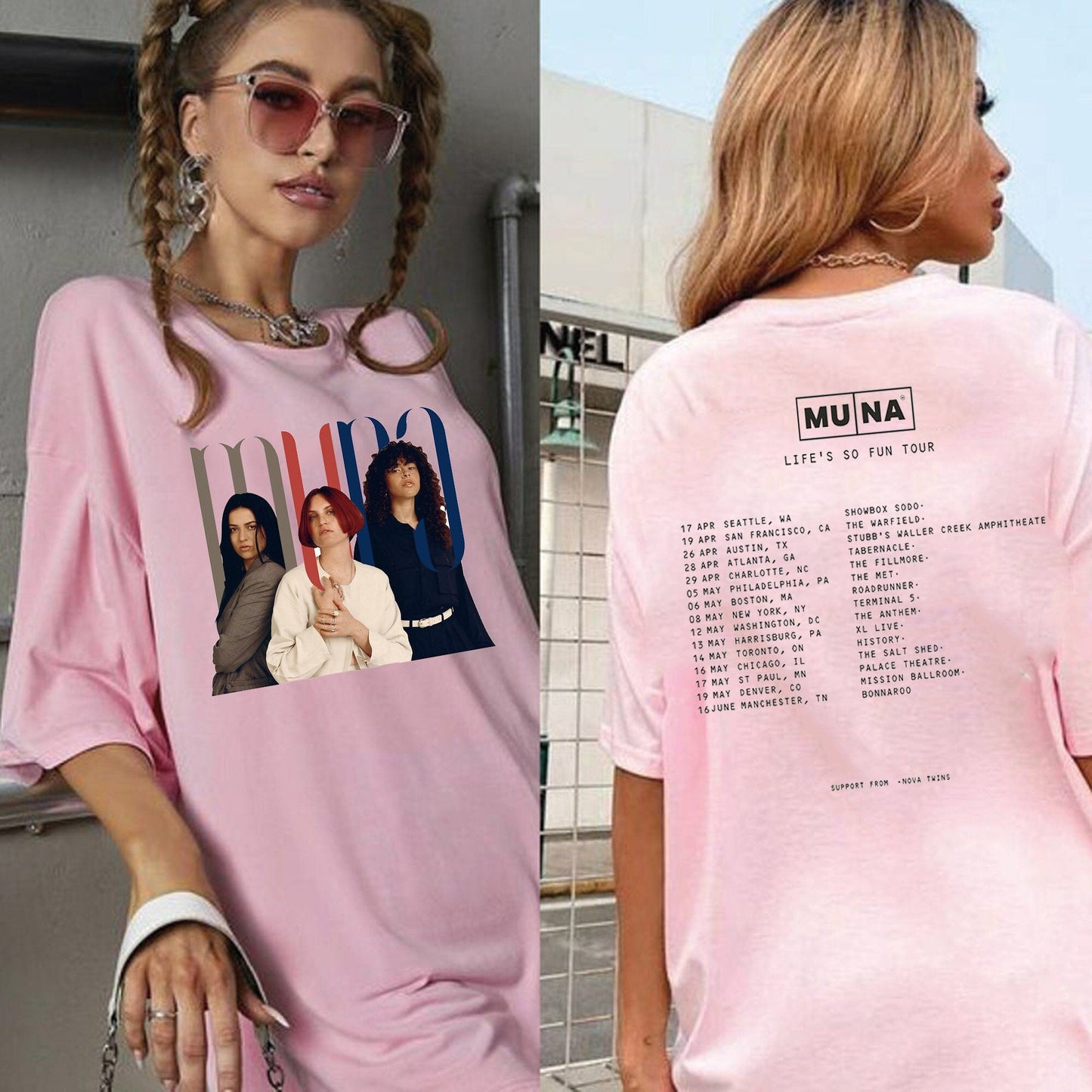 Muna Band Life's So Fun Tour 2023 Shirt