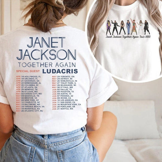 Janet Jackson , Together Again Tour 2023 Shirt, Janet Jackson Tour Shirt