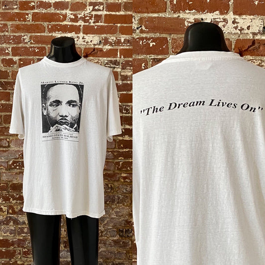 90s Martin Luther King Jr. "The Dream Lives On" T-Shirt 1992 Martin Luther