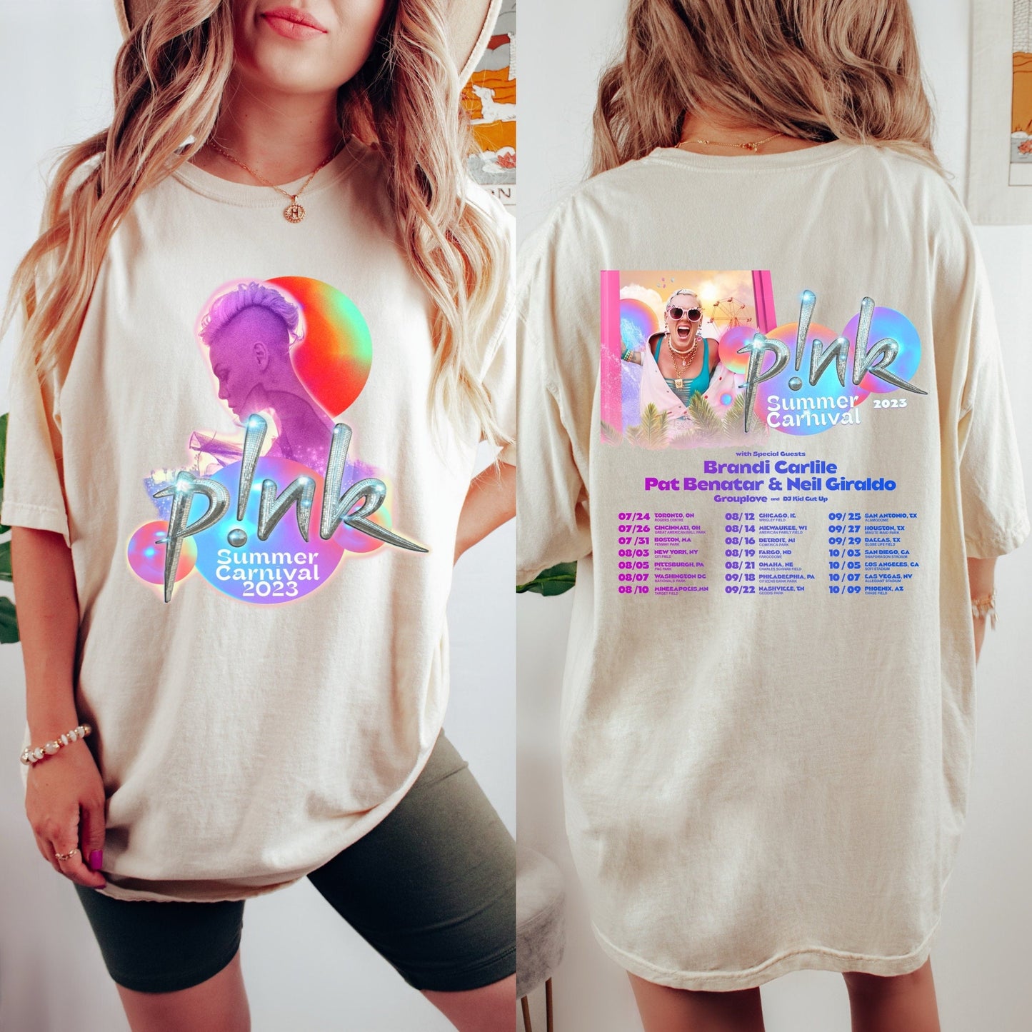 Pink Summer Carnival 2023 Shirt, Summer Carnival, Pink Tour 2023, Pink On Tour Shirt, 2023 Tour Shirt