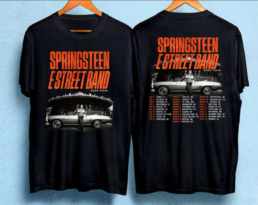 Bruce Springsteen The E Street Band Tour 2023 Tshirt, Gift For Fan, Music Tour 2023 Tshirt, Singer Tshirt, Tour 2023 Tshirt