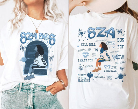 SZA Shirt, Sza - Good Days Graphic Tee, Sza Merch, SOS Tour 2023, Kill Bill, Graphic T Shirt Sza