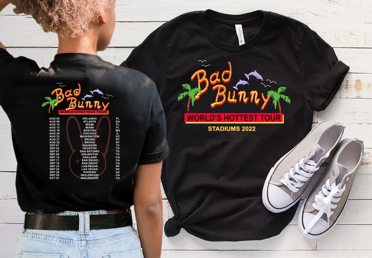 2022 Bad Bunny Tour Shirt, Un Verano Sin Ti Merch