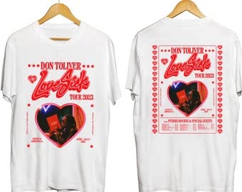 Don To liver Love Sick Tour 2023 Shirt
