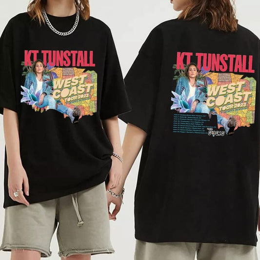 KT Tunstall West Coast 2023 Tour Shirt, KT Tunstall Fan Shirt