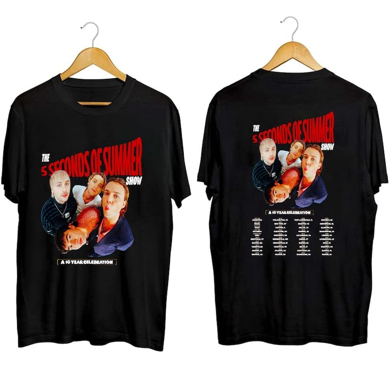 5 Seconds OfSummer World Tour 2023 2024 Shirt