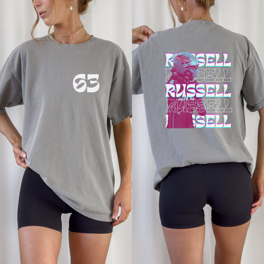 George Russell Tshirt Racing Shirt