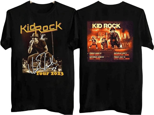 Music Tour 2023 Double Sided Vintage T Shirt