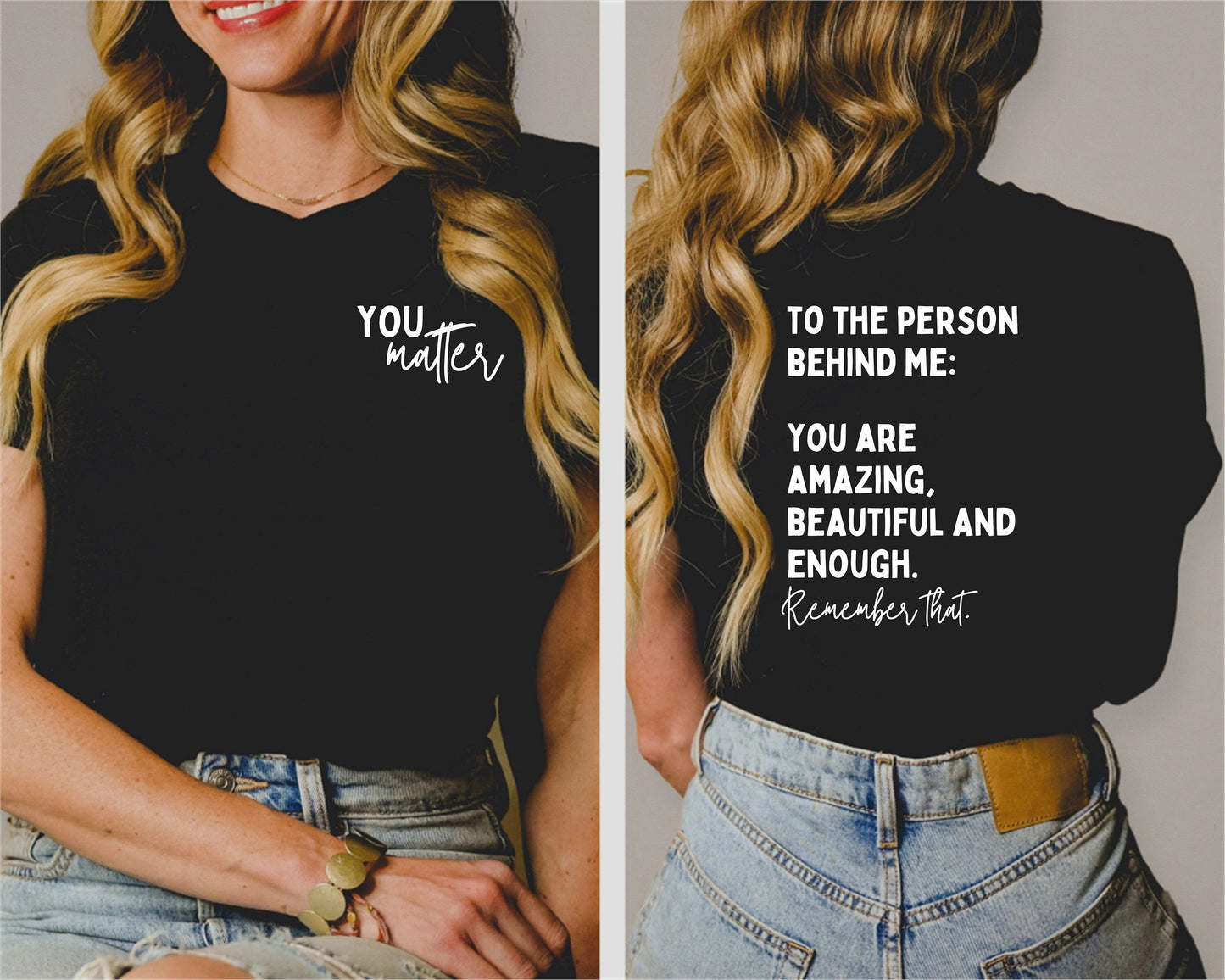 You Matter T-Shirt | Spread Positive Vibes Everywhere You Go