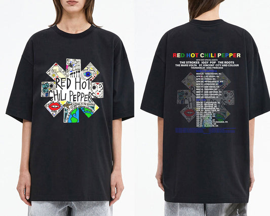 Red Hot Chili Peppers Vintage T-Shirt , Red Hot Chili Peppers Tour Shirt