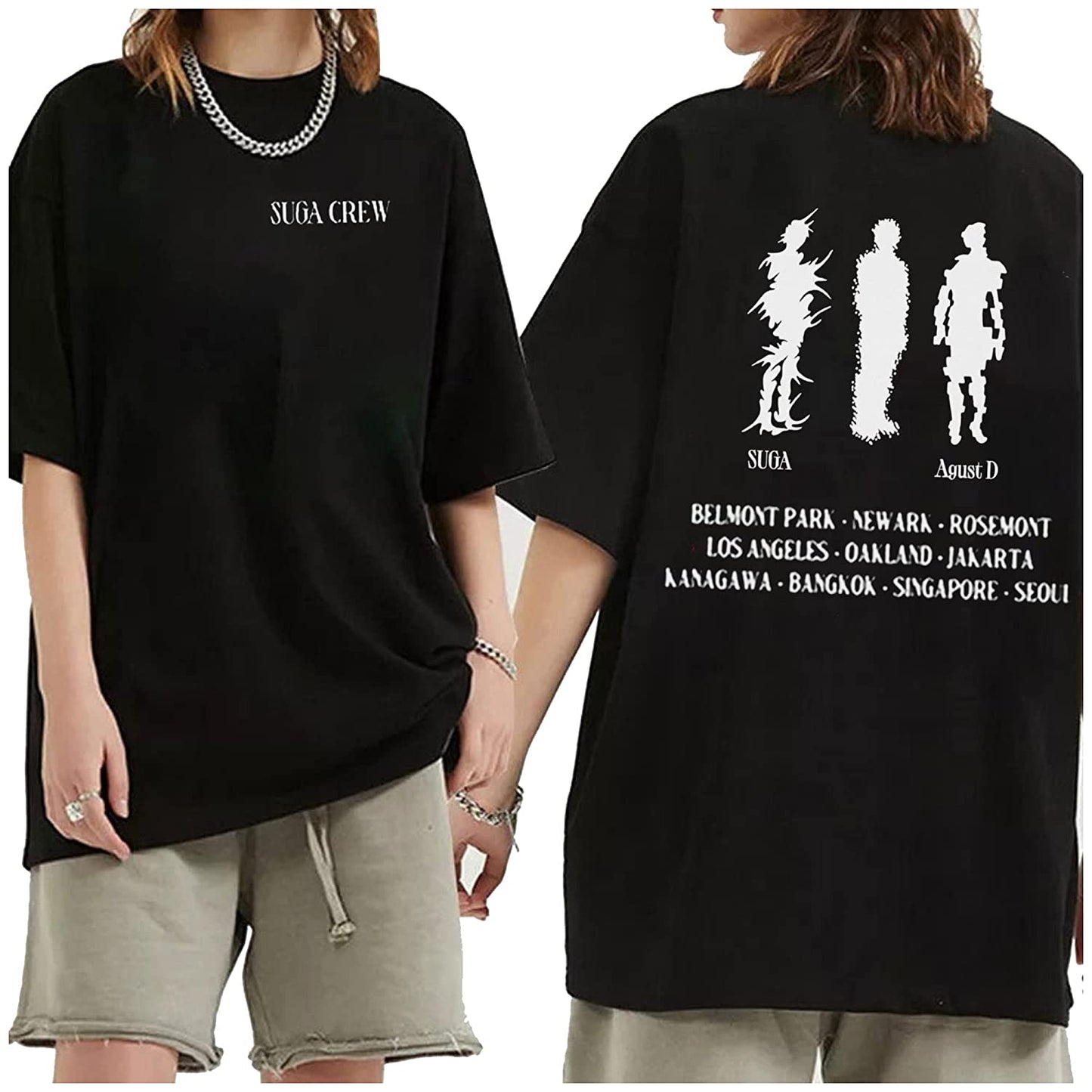 Su ga Crew AgustD D Day Tour T-shirt