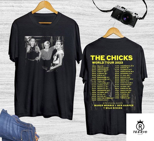 The Chicks 2023 World Tour Shirt, The Chicks Band Fan Shirt,