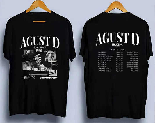 Agust D D Day Tour T-shirt, SUGA D Day Album Shirt, Agust D World Tour Shirt