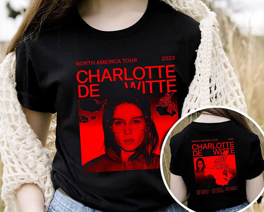 Charlotte de Witte North American Tour 2023 Shirt, Charlotte de Witte Fan Shirt, Charlotte de Witte 2023 Shirt