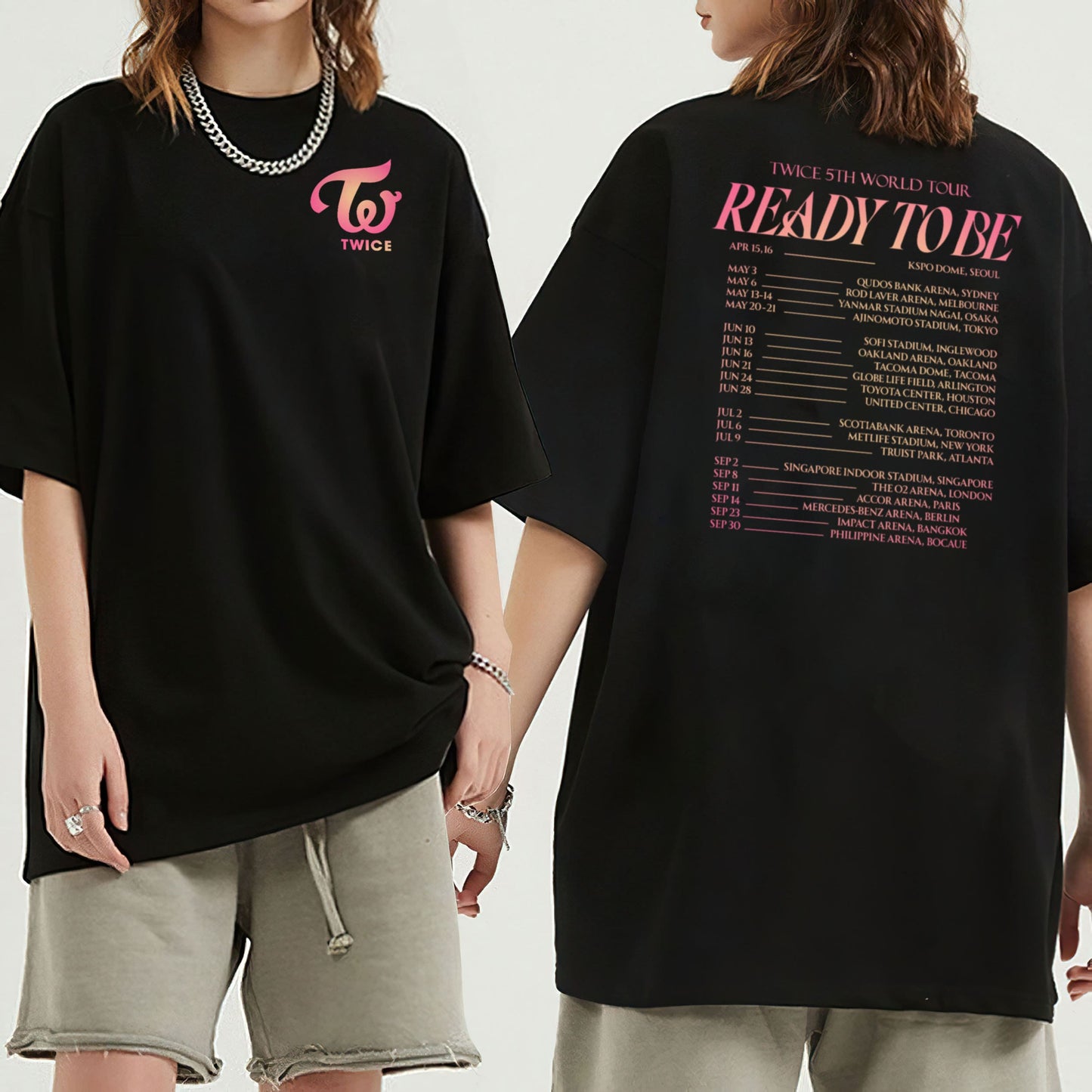 Ready To Be Shirt, Twice Shirt, Twice Ready To Be Shirt, Twice World Tour 2023 Shirt, Twice Moonlight Sunrise Shirt