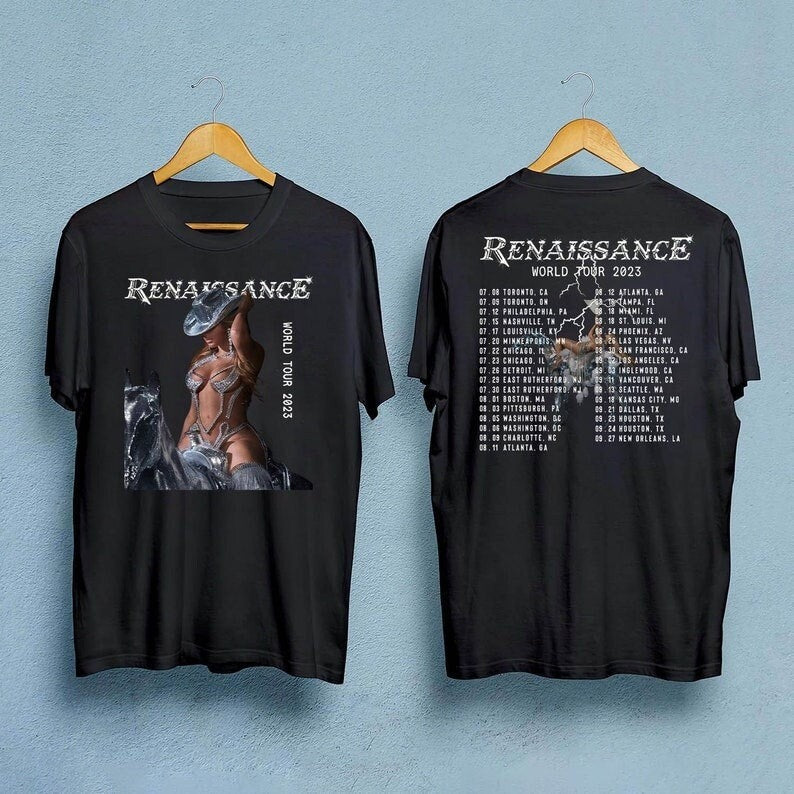 Beyonce Renaissance World Tour 2023 Renaissance World Tour 2023 Shirt Beyonce Tour 2023 Shirt, Vintage Music Tour T-Shirt
