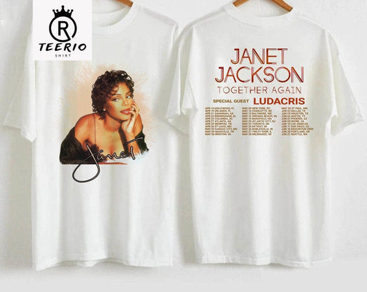 Janet Jackson Together Again Tour 2023 Shirt, Janet Jackson Concert Shirt