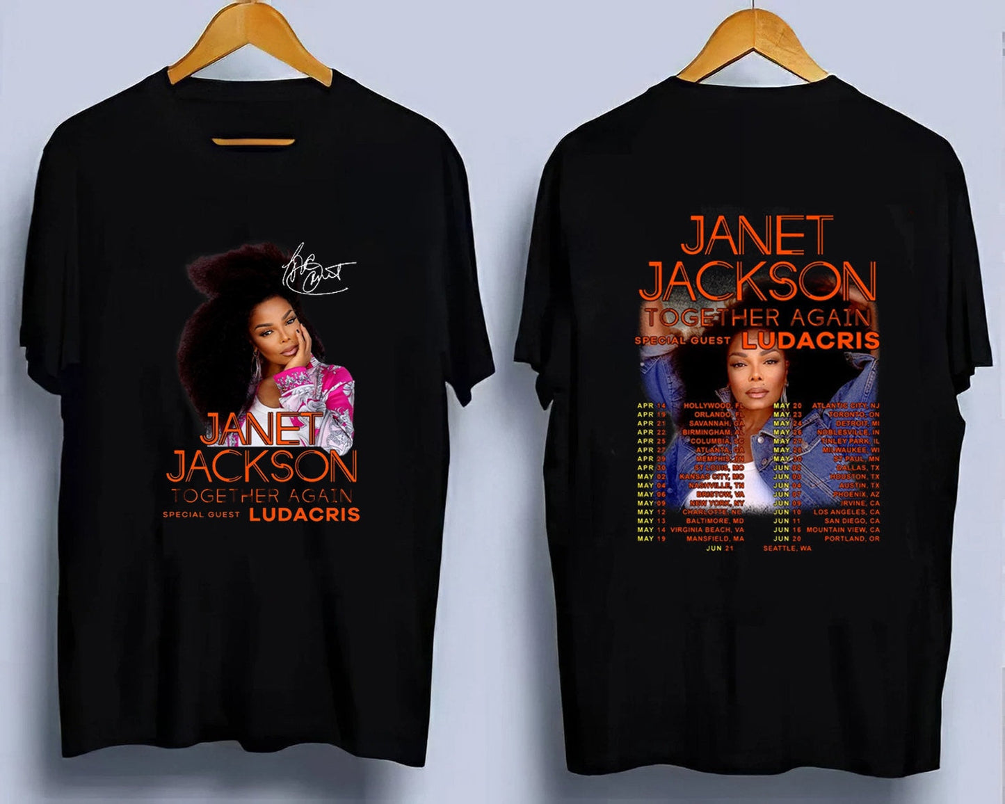 90s Janet Jackson Vintage T-Shirt, Janet Jackson T Shirts, Janet Jackson Together Again Tour 2023