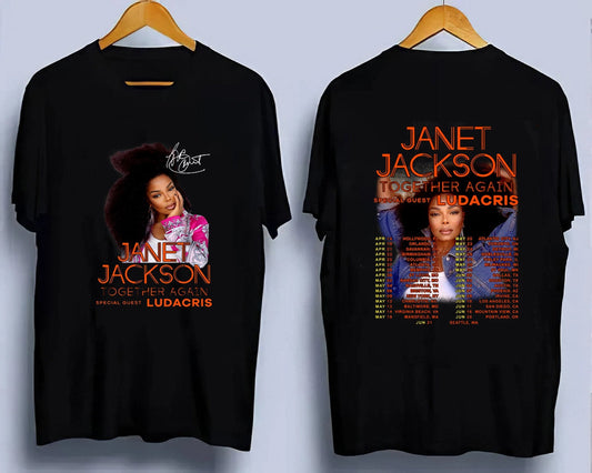 90s Janet Jackson Vintage T-Shirt, Janet Jackson T Shirts, Janet Jackson Together Again Tour 2023