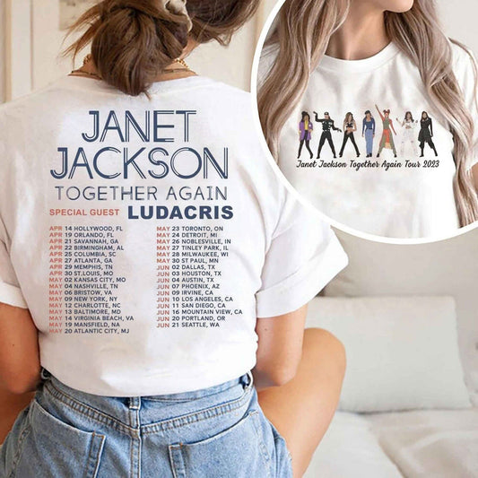 Janet Jackson Together Again Tour 2023 Shirt, Janet Jackson Shirt, Janet Tour 2023 Shirt