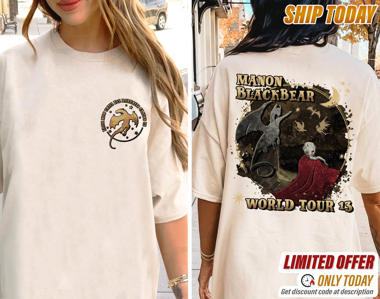 Manon Blackbeak Throne of Glass Shirt Sarah J