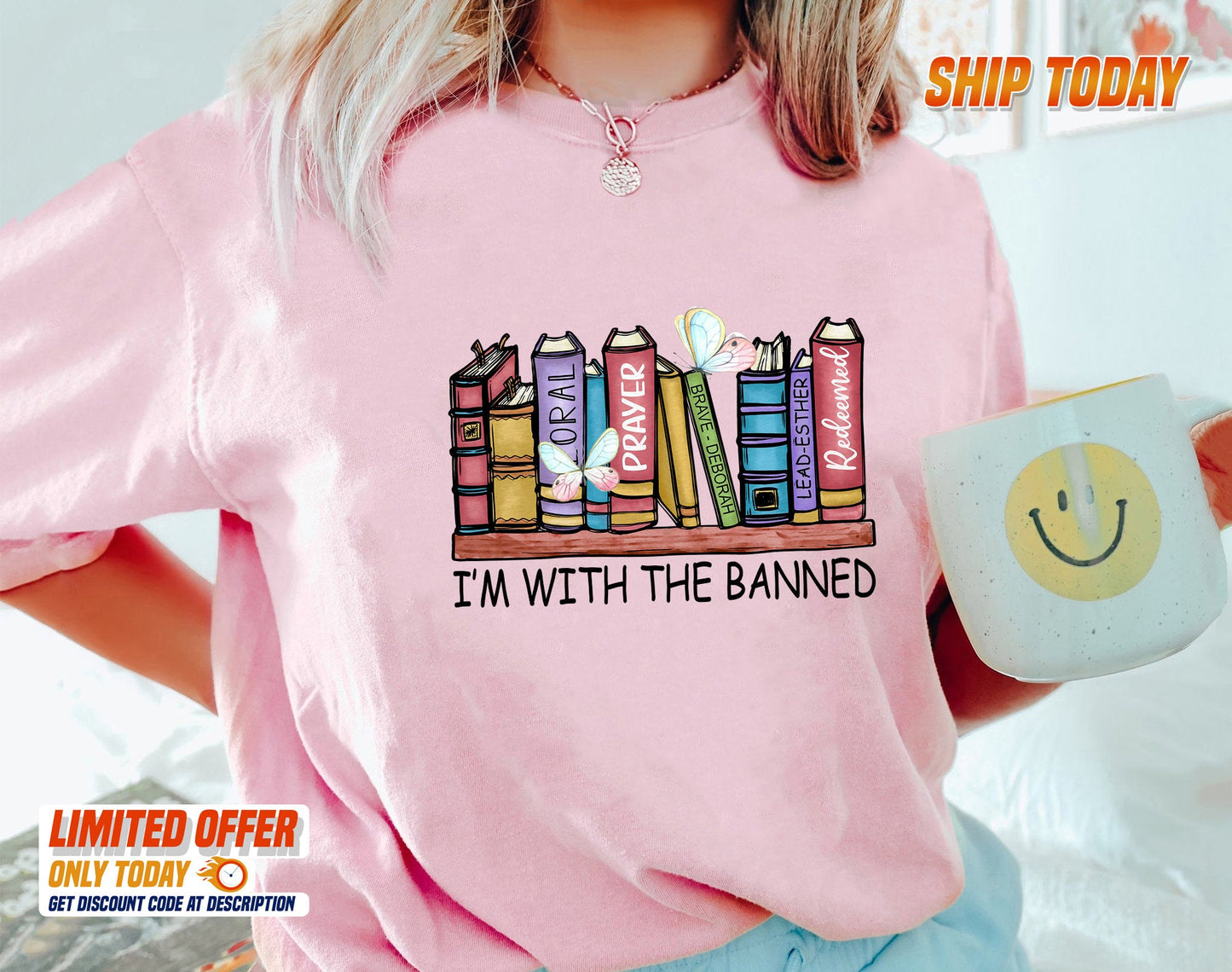 I'm With The Banned Shirt, Banned Books Shirt, Librarian Shirt,