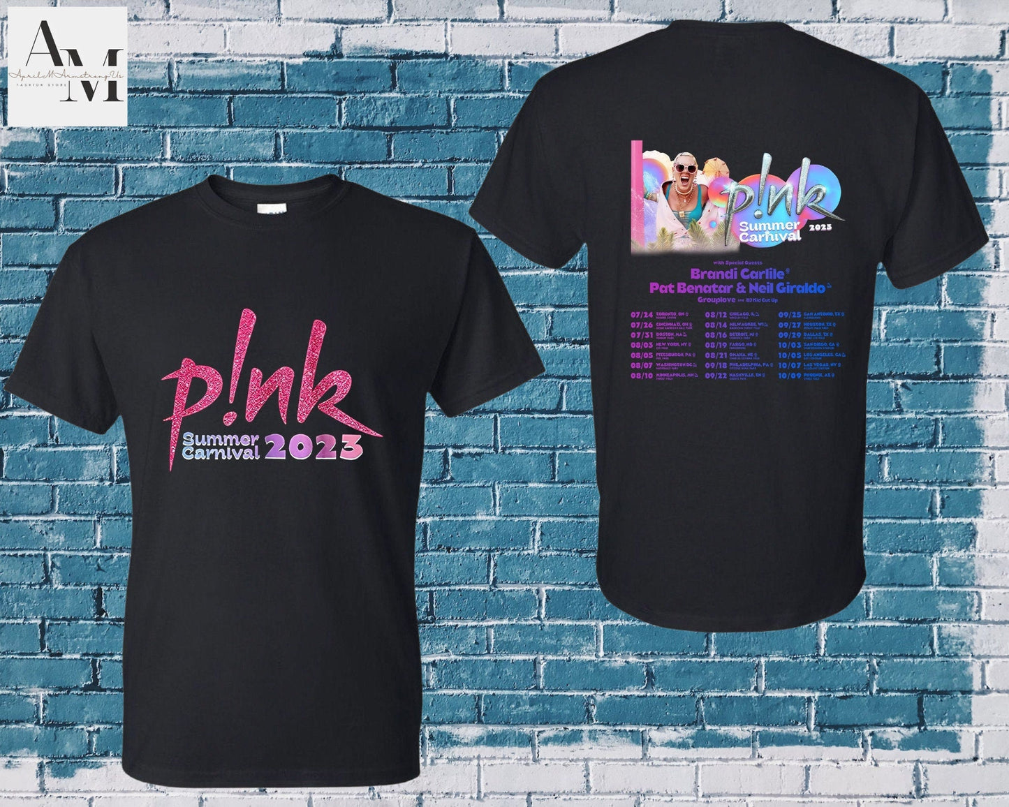 P!nk Pink Singer Summer Carnival 2023 Tour Shirt, Pink Fan Lovers Shirt